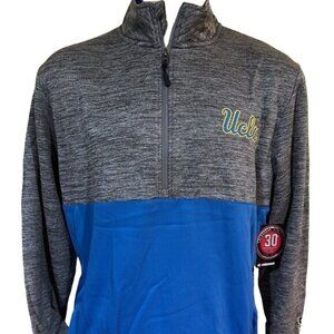 UCLA Performance Jacket Mens Large Pullover Quarter Zip New